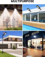 ⁦كشاف طاقة شمسية 9 لمبة  Solar Sensor Light⁩ - الصورة ⁦3⁩